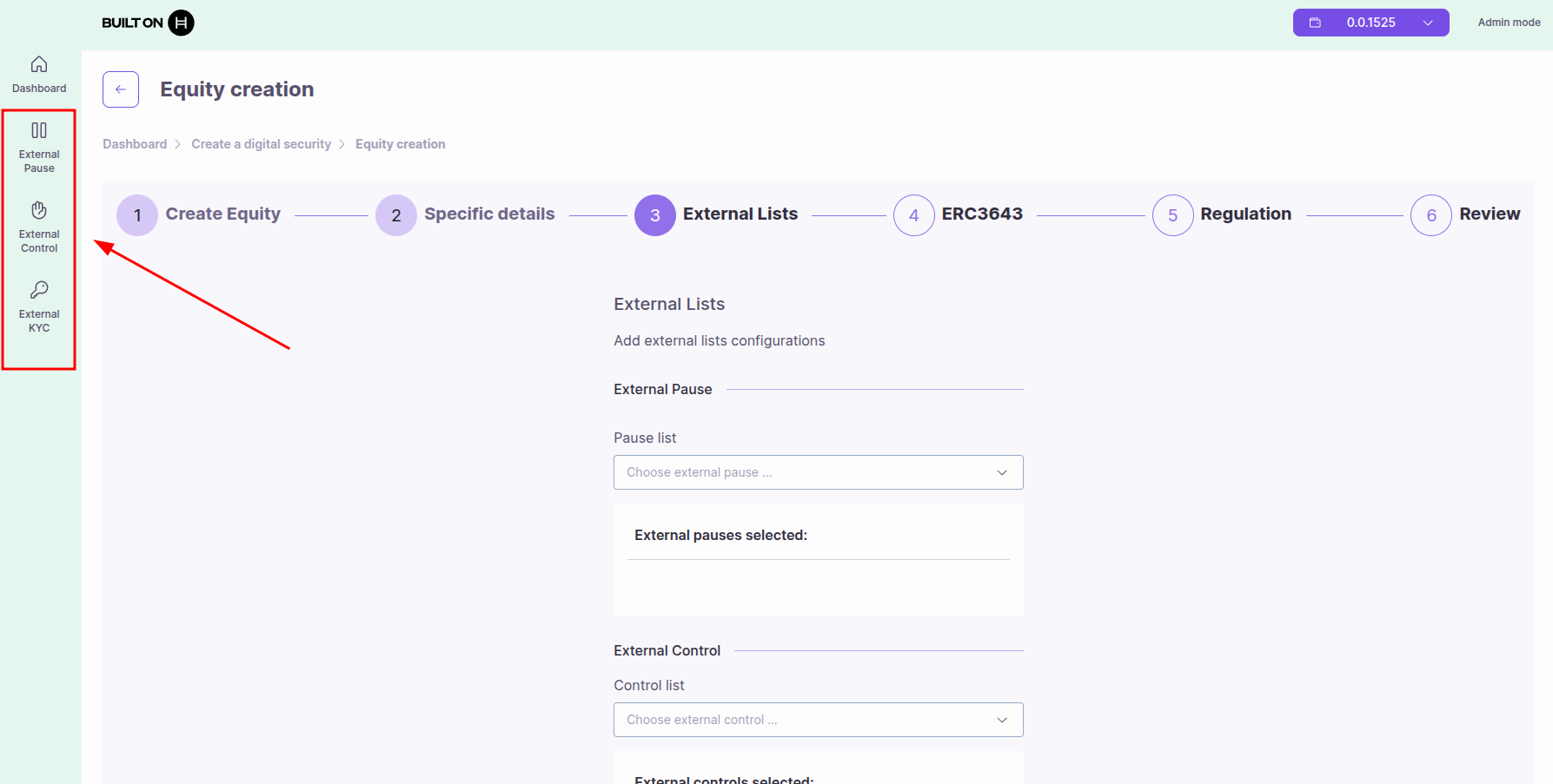 External Lists in Sidebar